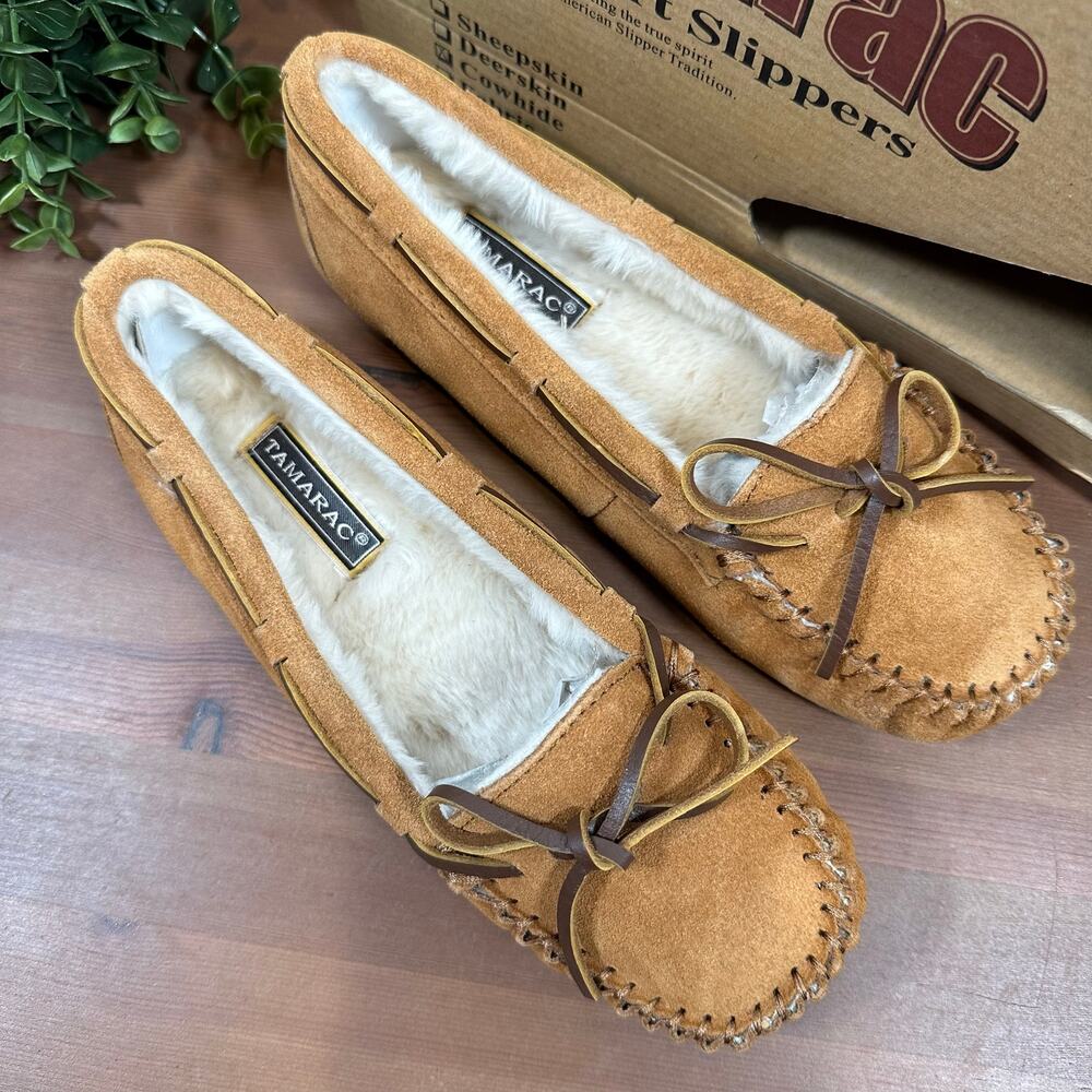 Tamarac by Slippers International Women's Molly Chestnut Slippers Size 6